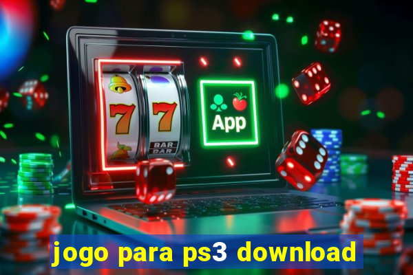 jogo para ps3 download